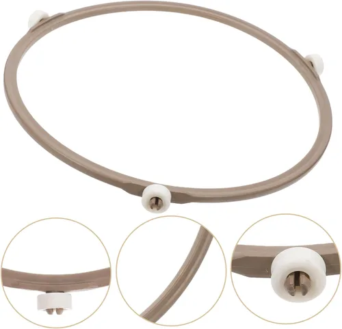 Vista 9 de Soporte de bandeja para horno de microondas, anillo de horno redondo resistente, rodillo de anillo de horno compatible para reemplazo de microondas