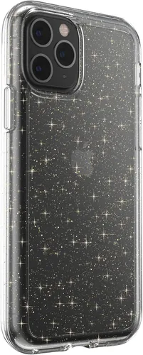 Vista 6 de Speck Gemshell - Carcasa para iPhone 11 Pro, transparente con purpurina dorada/transparente