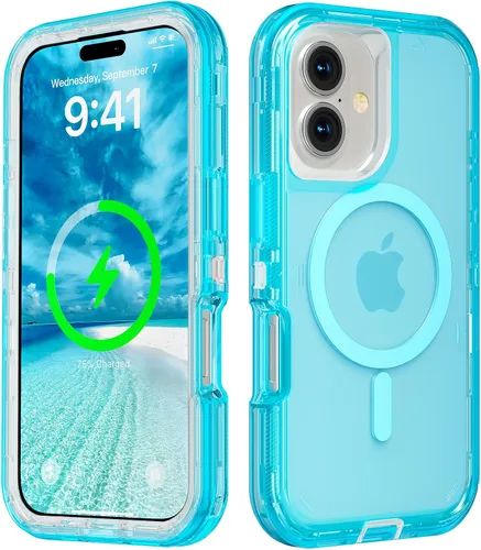 Vista 10 de Follaroma Funda para iPhone 11, Compatible con MagSafe, Fundas de Teléfono de Protección Resistente a Prueba de Golpes de Servicio Pesado