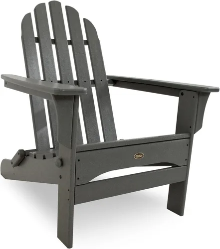 Vista 8 de Trex Outdoor Furniture silla plegable modelo Cape Cod Adirondack, piedra ( Stepping Stone)
