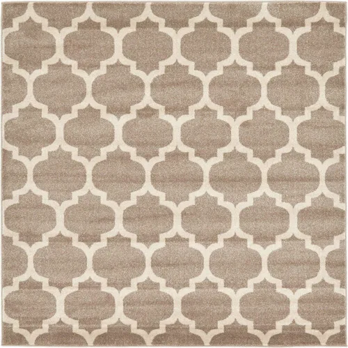 Vista 78 de Unique Loom Trellis Collection - Alfombra de área de Filadelfia, rectangular de 2 pies 2 pulgadas x 3 pies, color morado y marfil