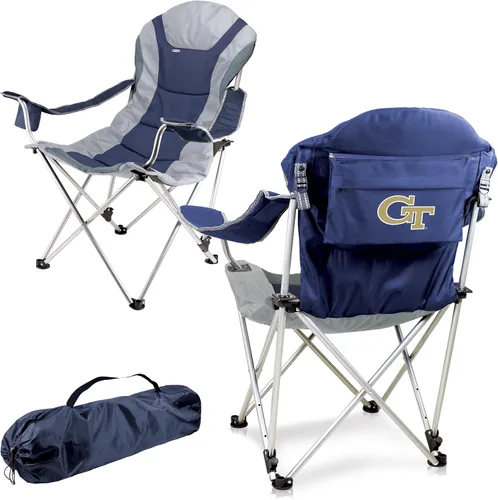 Vista 62 de Picnic TIME NCAA Arkansas Razorbacks Reclining Camp Chair - Beach Chair for Adults - Sports Chair with Carry Bag