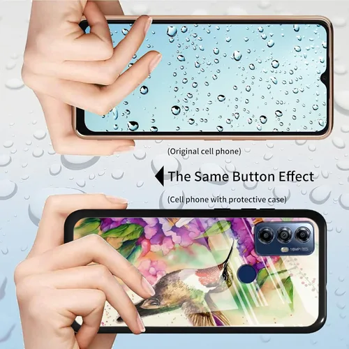 Vista 56 de Funda para Motorola Moto G Stylus 5G 2021 de vidrio templado, funda negra con diseño de mujer negra africana para mujeres y hombres, antiarañazos, a
