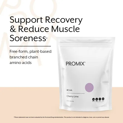 Vista 4 de Promix Nutrition Polvo BCAA con aminoácidos esenciales, cereza limada