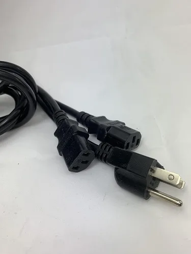 Vista 5 de OMNIHIL - Divisor de cable de alimentación de 3 clavijas de 10 pies compatible con GOURMIA EXPRESSPOT