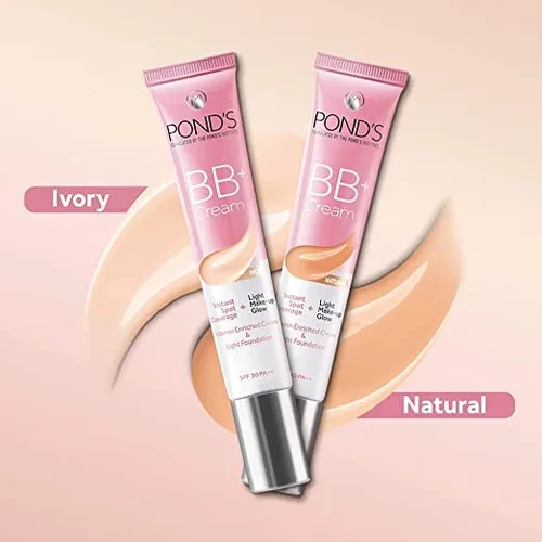 Vista 7 de Abseits BB+ Cream, cobertura instantánea de manchas + maquillaje ligero resplandor, luz, 0.75 onzas