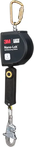 Vista 4 de 3M DBI-SALA Nano-Lok XL Línea de vida autorretráctil 3100263, Web, gancho giratorio a presión, 20 pies, Clase 1