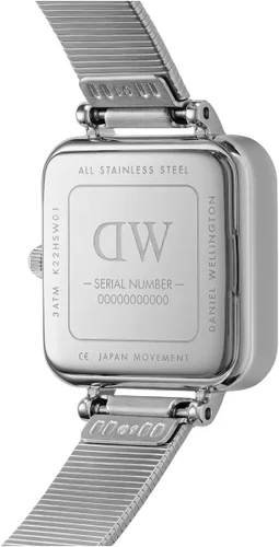 Vista 4 de Daniel Wellington Quadro Studio - Reloj cuadrado de ley, pulsera de malla