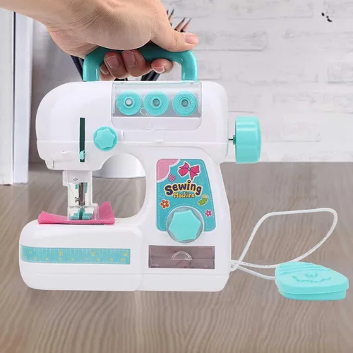 Vista 8 de Mini máquina de coser, máquina de coser niños juguete para niñas niños