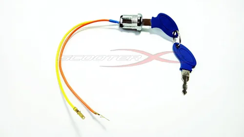 Vista 6 de Interruptor de encendido de 2 cables con 2 teclas, se adapta a muchos scooters de gas y eléctrico, Go Kart y bicicletas de bolsillo [1101]