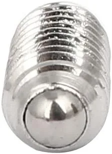 Vista 4 de uxcell M5x10mm 304 Acero Inoxidable Spring Hex Socket Ball Point Grub Set Tornillos 10pcs