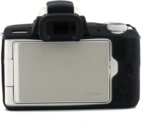 Vista 5 de Funda para Canon EOS M50/EOS M50 Mark II, funda protectora de silicona suave para Canon EOS M50/M50 Mark II Cuerpo de cámara digital (negro)
