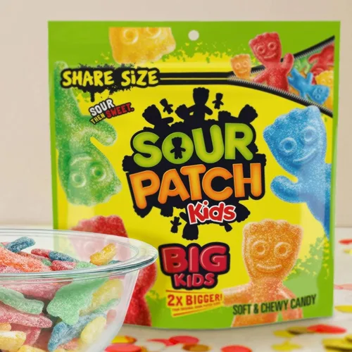 Vista 6 de SOUR PATCH KIDS Big Kids Soft & Chewy Candy, tamaño compartido, 12 onzas