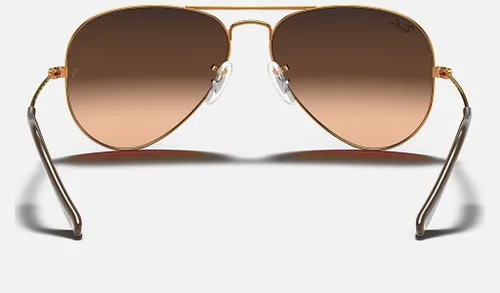 Vista 9 de Ray-Ban RB3025 - Lentes de sol de aviador de metal para hombre y mujer + paquete con kit de cuidado de gafas iWear de diseñador
