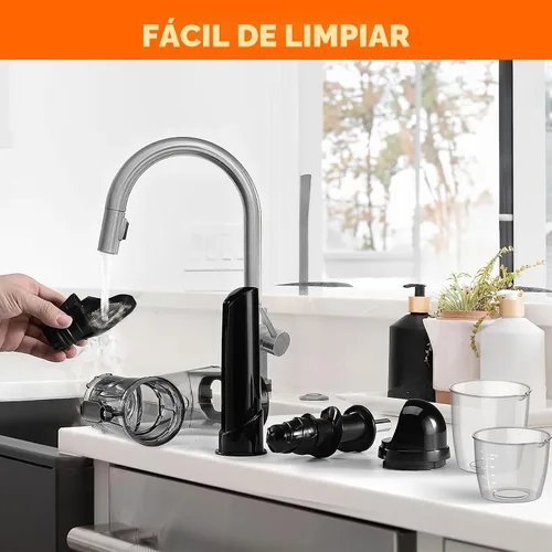 Vista 7 de Accesorio de exprimidor de masticación para batidora de pie KitchenAid, máquina de exprimidor de prensado en frío, accesorio de exprimidor