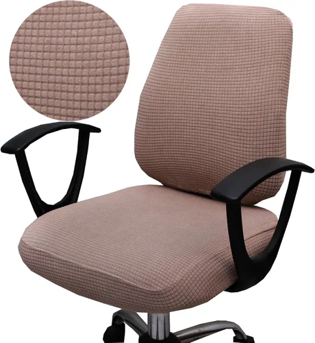 Vista 12 de XNN Funda para silla de oficina de computadora, fundas universales elásticas para sillas giratorias (A)