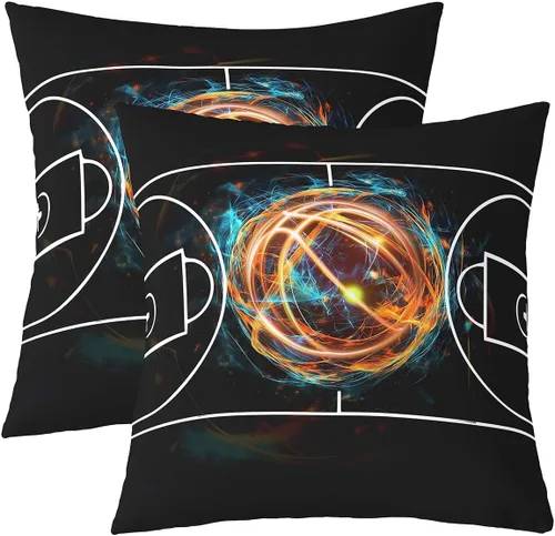 Vista 26 de Guitar Print Double Sides Print Pillow Covers 16"x16",Music Themed Bass Instruments Pillowcase Soft Square Cushion Cases,Rustic Music Score Note