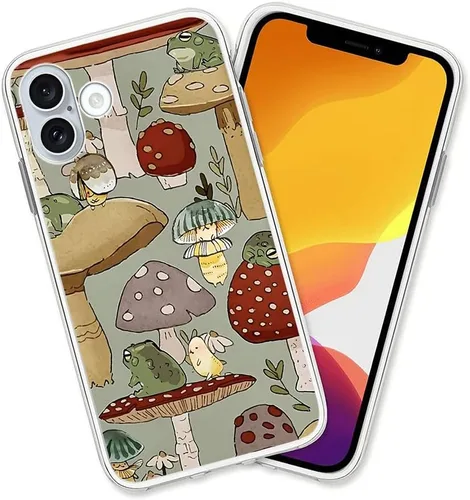 Vista 28 de Diseño para iPhone 14 Pro Max, diseño de acuarela de perros, collage de Pug para iPhone, protección a prueba de golpes, funda transparente de TPU