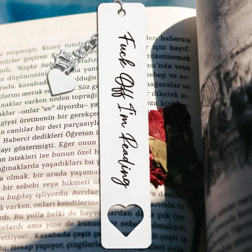 Vista 5 de Divertido regalo de marcapáginas para mujeres, hija, hijo, familia, escritores, amantes de los libros, lindo marcapáginas para mujeres, hombres