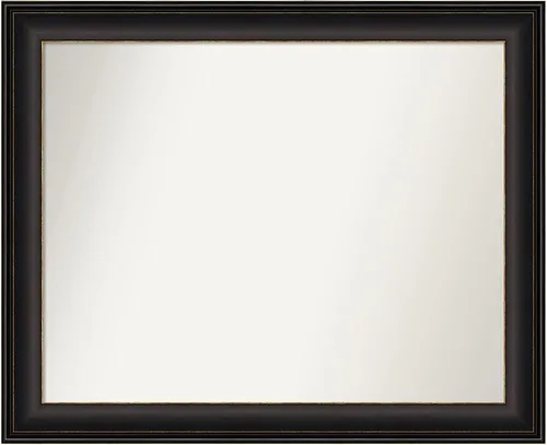 Vista 8 de Amanti Art Espejo de pared de bronce de 29 x 23 pulgadas, espejo rectangular de baño de bronce aceitado para decoración de pared de sala de estar