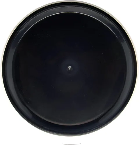 Vista 2 de G.E.T. CR-0120-BK - Recipiente redondo para almacenamiento de alimentos con tapa, 1.2 cuartos de galón, color negro (juego de 12) Dishwasher safe
