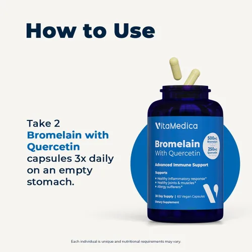 Vista 9 de VitaMedica Arnica Montana 30X + Bromelina + Paquete de fórmula de apoyo clínico Complete Surgery Recovery - Physician-Recommended, Supports Tissue