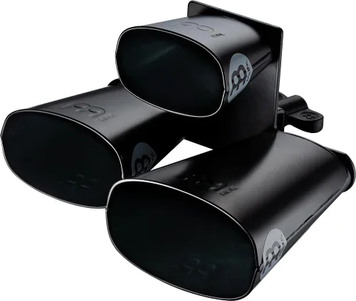 Vista 2 de Meinl Percussion SLTRI-BK - Campana triple de acero con recubrimiento en polvo negro
