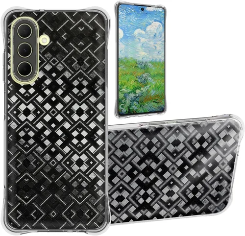 Vista 50 de Aroepurt Boost Mobile Celero 5G SC 2024 - Funda compatible con Boost Celero5G SC con protector de pantalla de vidrio templado, protección de grosor