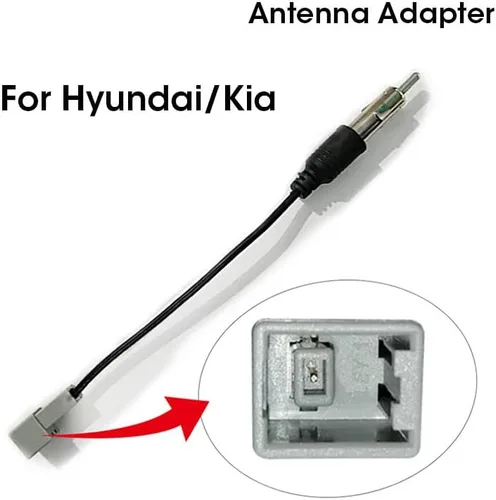 Vista 2 de Adaptador de antena de radio de coche para Hyundai Kia Accent/Azera/Elantra/Touring/Genesis/Santa Fe/Sonata/Tucson/Veracruz Factory Antena Plug to