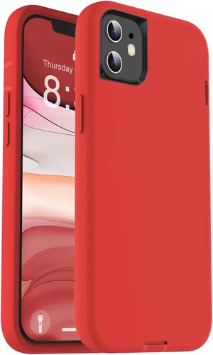 Vista 9 de ORIbox Funda compatible con iPhone 11, resistente a los golpes, anticaídas, transparente