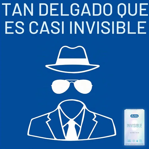 Vista 2 de Durex Invisible Preservativo, 1, 1