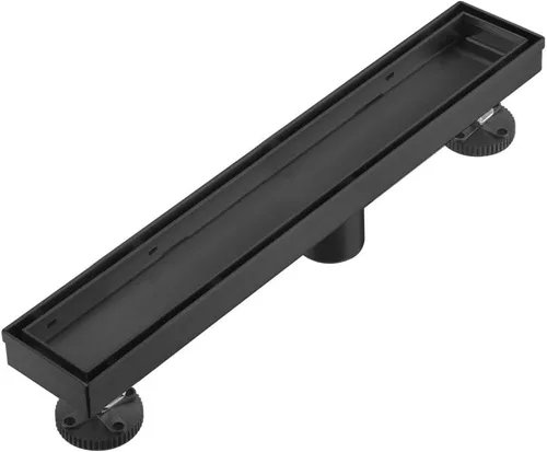 Vista 29 de AVSIILE Desagüe Lineal para Piso de Ducha, Oro Cepillado 12 Pulgadas Acero Inoxidable 304 Kit de Desagües de Baño, Desagüe de Zanja Rectangular