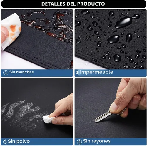 Vista 2 de Cubierta de Alfombrilla para Tablero de Instrumentos Almohadilla de Cuero Compatible con Lexus F IS250 IS300 IS350 2006-2013