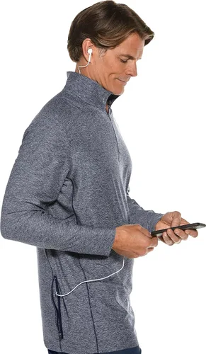 Vista 2 de Coolibar UPF 50+ Agility Performance - Sudadera para hombre, protección solar