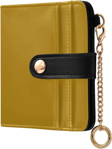 Vista 9 de ODAWA RFID Wallet Slim Crimson Foldable Wallet with 7 Card Slots