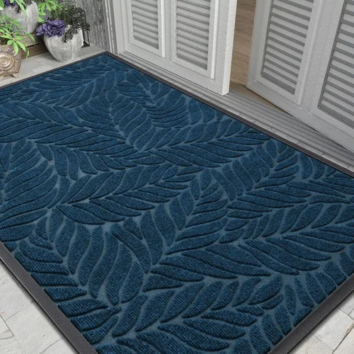 Vista 25 de Yimobra Tapete para puerta delantera para interiores y exteriores, 29.5 x 17 pulgadas, impermeable, para todas las estaciones, para entrada
