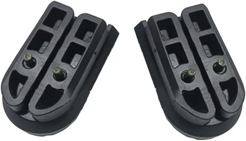 Vista 6 de Reposapiés de motocicleta Estriberas delantera izquierda derecha para Benelli TRK502 BJ500GS-A TRK 502 251 Reposapiés Pedales Reposapiés de goma 1