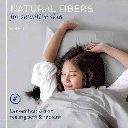 Vista 3 de Hotel Sheets Direct - Fundas de almohada de 100% bambú súper suaves, sedosas y frías, resistentes al sudor, absorbentes de humedad