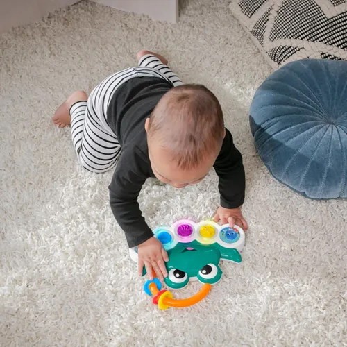 Vista 12 de Baby Einstein Ocean Explorers Neptune's Busy Bubbles - Juguete de actividad sensorial con luces interactivas y música, a partir de 3 meses Burbujas