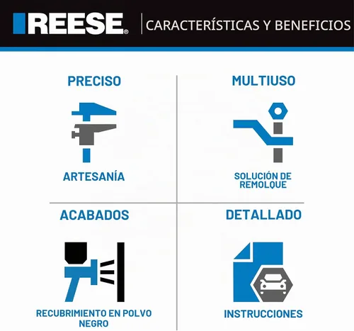 Vista 3 de Reese Towpower 30035 20K juego de raíl para quinta rueda
