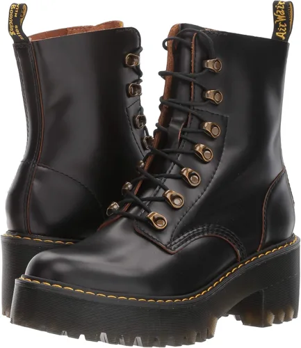Vista 7 de dr martens para mujer Leona 7corbata maletero