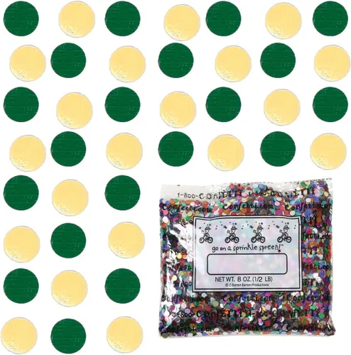 Vista 181 de Confetti Circle 1/4" Negro, Azul Marino Combo - 2 bolsas de media onza (1 oz) (8550/9971)