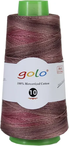 Vista 79 de Golo - 3 bolas de hilo de ganchillo tamaño 10, hilo de crochet para tejer a mano 102