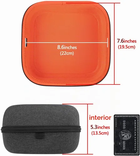 Vista 4 de Geekria Shield - Funda para auriculares compatible con Corsair Void v2 Wireless, HS80, Virtuoso, HS55, HS65 y más, bolsa de transporte de viaje