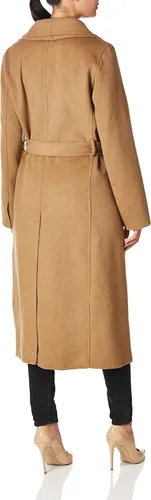 Vista 3 de Tahari Women's Maxi Double Face Wool Blend Wrap Coat