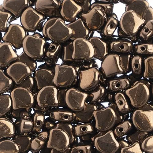 Vista 4 de John Bead Cuentas de hoja de ginko checo checo de 1.76 oz de 0.295 in para hacer pulseras y collares de joyería de bricolaje