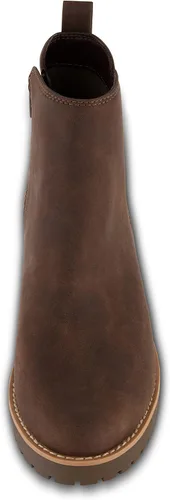 Vista 3 de CUSHIONAIRE Botas de cuña Ilena para mujer + espuma viscoelástica, anchos disponibles, Negro