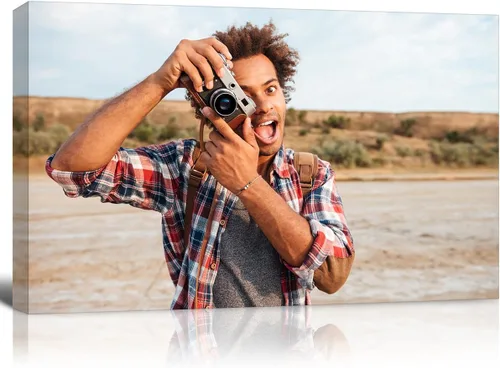 Vista 26 de GMissT Impresiones en lienzo con tus fotos – Cuadros personalizados sobre lienzo póster personalizado para decoración del hogar – Marcos flotantes