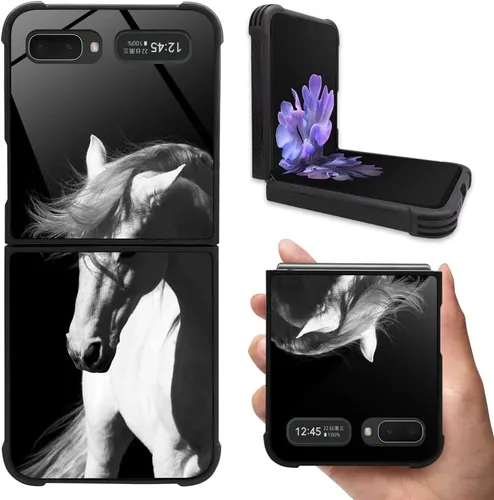Vista 11 de DAIZAG Funda compatible con Samsung Galaxy Z Flip 5G, protección completa, a prueba de golpes, antiarañazos, funda de poliuretano termoplástico