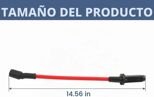 Vista 3 de JDMSPEED set de cables de bujías de mejor desempeño para Chevy GMC 1999-2006, para motor LS1 y Vortec de 4.8, 5.3 y 6.0 l
